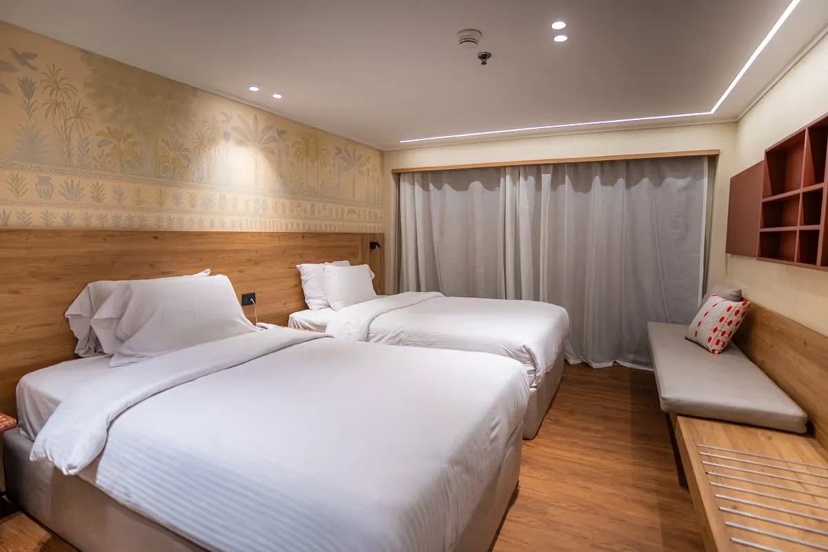 Cabin aboard the Lady Mary Nile Cruise Nile cruise